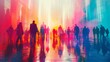 Abstract Business Crowd