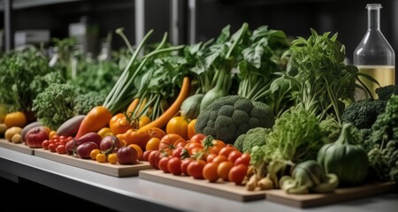 Canvas Print -  Fresh produce on display, ready for culinary adventures!