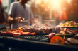 © Oksana_Latysheva - Person grilling fresh produce and beef on a barbecue. Time for barbecue party.