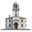 church bell tower isolated on transparent background, element remove background, element for design.