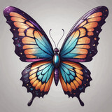 Fototapeta Motyle - Butterfly Cartoon Design Very Cool