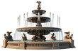 Buckingham Fountain isolated on transparent background