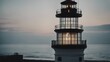 lighthouse at sunset lighthouse is actually a secret prison for a notorious criminal who escapes by using the light  