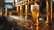 © Ziyan - Beer alcohol Glass of ice cold tasty beer with foam, Fresh lager or white beer with bubbles on the brewer in pub, pouring lager beer with froth in the glass