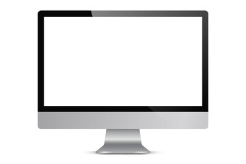 Wall Mural - 3d high quality realistic device mockup. computer monitors, laptops, tablets and mobile phones. elec