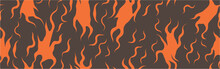 Safari Repeating Background. Background Brush Pattern. Simple Background With Flame Pattern. Vector Tiger Pattern. Colorful Vibrant Shapes. Tiger Leather Print Background. Seamless.