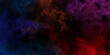 © Fannaan - Nebula and stars of night sky vintage paper textured aquarelle canvas for modern creative design. Colorful acrylic watercolor grunge. Dense smoke in red-blue neon light on a dark background.