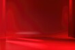 Abstract luxury gradient red background  empty red studio banner
