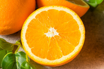 Poster - Raw Organic Juicy Oranges