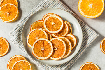 Poster - Healthy Organic Dried Dehydrated Orange Slices