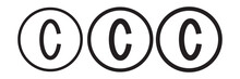 Copyright Icon Vector. Copyright Sign And Symbol