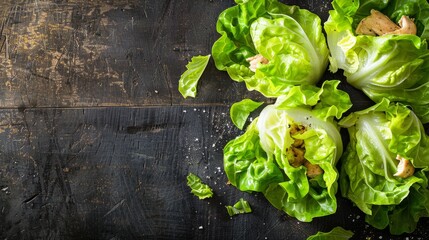 Sticker - Gourmet Hoisin Chicken Served in Fresh Lettuce Leaves