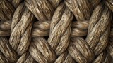 Fototapeta Zachód słońca - Braided rope texture background patern Generative AI