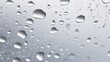 Atmospheric background with water droplets. Monochrome. The texture of water on a gray background.