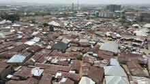 Aerial View Of A Typical Nigerian Slum