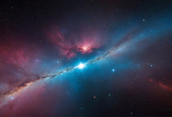 Wall Mural - space galaxy background