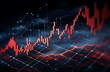 Stock market or forex trading graph in futuristic generative ai