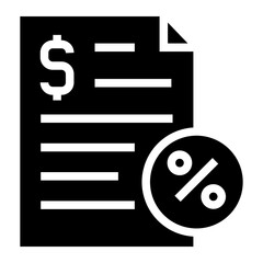 Invoice bill document vector icon