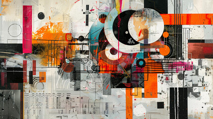 abstract and creative interpretation of business themes background