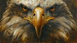 © Jennifer - Bald eagle. Bird portrait. three-piece feather freedom headshot.
