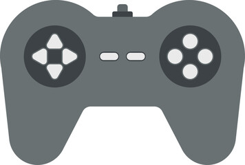 Poster - Gamepad iocn in gray and white color.