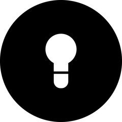 Poster - Microphone icon in b&w color.