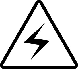 Wall Mural - High voltage sign or symbol.