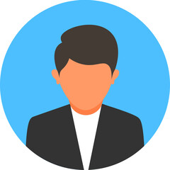 Poster - Faceless Businessman icon or symbol.