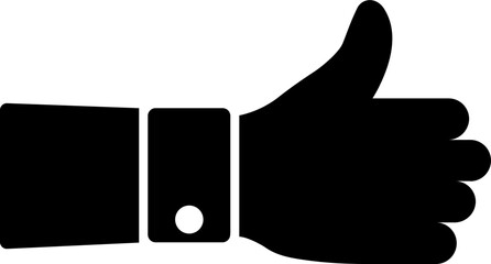 Sticker - Vector illustration of thumb up or like icon.