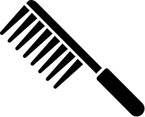 Sticker - Vector illustration of comb icon.