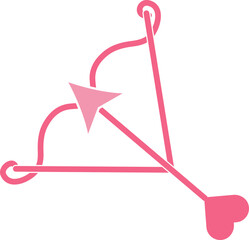 Poster - Bow And Arrow Icon In Flat Style.