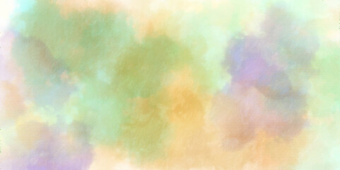 Wall Mural - Abstract background multicolor wall grunge watercolor drawing on a paper. yellow watercolor smooth paint old texture painting background, colorful vibrant aged background, fantasy smooth light. 