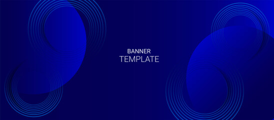 Wall Mural - abstract geometric dynamic design on dark background