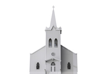 Presbyterian church isolated on transparent background