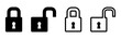 lock unlock security icon