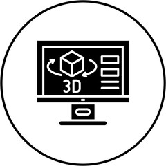 Poster - 3D design Icon