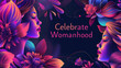 Artistic Banner Celebrating Femininity and Womanhood