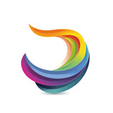 Fototapeta Dmuchawce - Modern vector logo isolated on white background Generative Ai 