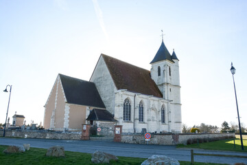 Wall Mural - Eglise de Sacquenville - Eure - Normandie - France