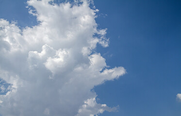 Beautiful blue sky and clouds natural background