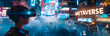 © Patrick Helmholz - Metaverse futuristic digital cyber world technology. Augmented reality game and entertainment.