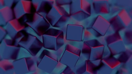 Aufkleber - The crystalline structure of a nanomaterial, resembling a kaleidoscope of colors under controlled lighting,.