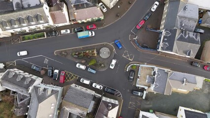 Wall Mural - Aerial view of the Diamond in Ardara in County Donegal - Ireland