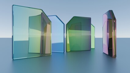 Aufkleber - A visual depiction of data being organized and categorized into structured formats, underscoring the importance of data management in...