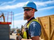 © leftmade - Focused Construction Worker at the Job Site
