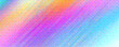 © 3d_kot - Pixelated rainbow holographic diagonal gradient background with dithering effect. Colorful neon pixel art mosaic texture. Vintage retro video game background. Vector illustration in 8-bit style