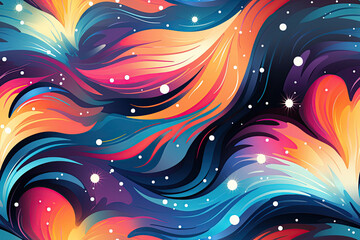 Wall Mural - abstract multicolored gradient seamless pattern on colored background. texture for decoration