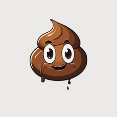 Poster - illustration of a poop
