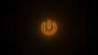 © MdMunna - Glowing Power Button icon. Neon on off switching buttons.