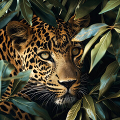 Poster - Endangered Species: Illustrate the beauty and vulnerability of endangered animals, panther